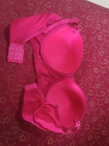 Women's Pink Lace Bra &amp; Panty Set
