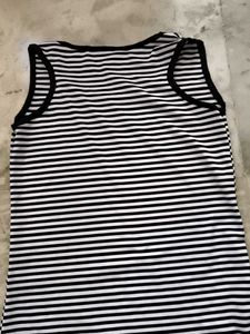 Striped sleeveless top