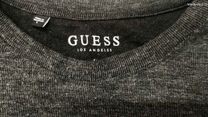 GUESS Men's Charcoal Shade Pullover