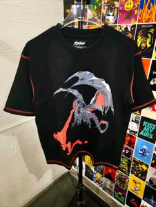 BOXY FIT DRAGON GRAPHIC PRINTED OVERSIZE TEE