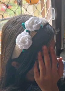 Handmade Crochet Flower Headband ✨