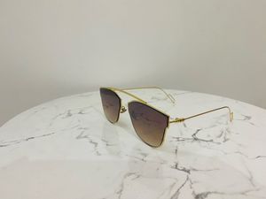 Dior 7A Quality Replica Sunglasses with Gold Frame