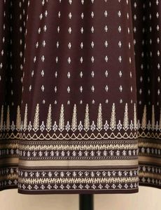 Elegant Brown Ethnic Skirt
