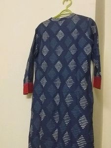 Utsa Kurta Navy Blue