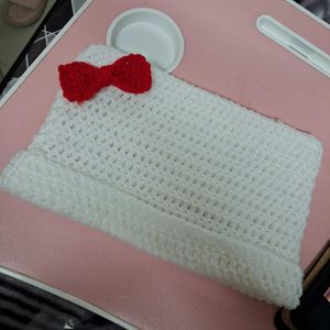 Crochet Hello Kitty Cat Beanie
