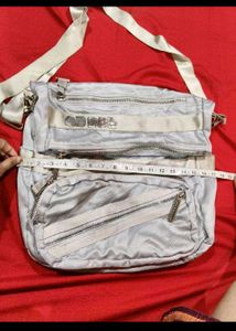 Stylish Silver Crossbody Bag