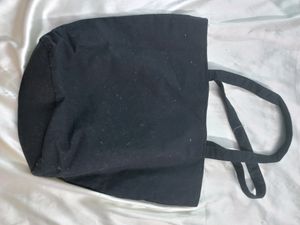 Black bag with beaded work