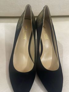 Black &amp; Gold Heels
