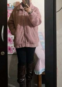 Pink Teddy Coat