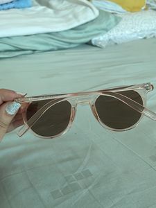 Round Pink Frame Sunglasses