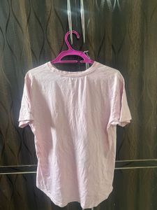 Light Pink "Stay Active" Graphic T-Shirt