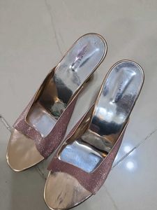 Sparkly Rose Gold Heels