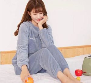 Cozy Blue Flannel Pajama Set