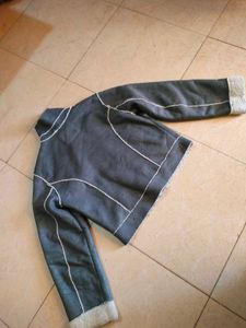 Gray Biker Jacket 🧥🏍️🦈🦭🪨🐏