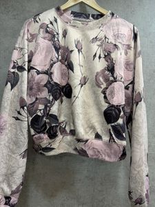 Floral Print Sweatshirt
