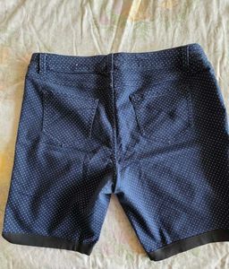 Navy Polka Dot Pants