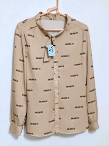 Stylish Printed Button-Down Shirt