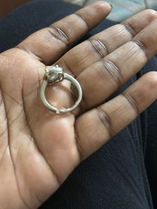 Sparkling Oval Cut Engagement Ring