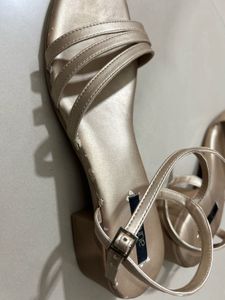 Aurelia Rose Gold Strappy Sandals