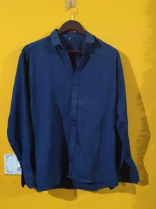Men's Blue Casual Shirt