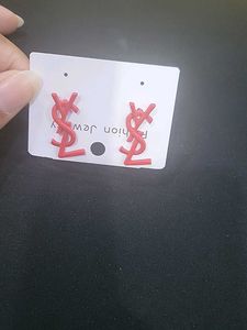 Red YSL Inspired Earrings