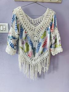 Woolen Thread Work Top