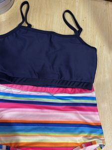 Striped Swimsuit Set