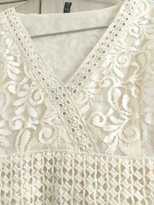 Elegant Lace Midi Dress(NEW)