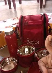 Insulated Lunch Box with Water Bottle