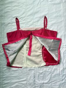 Designer Embellished Pink Blouse