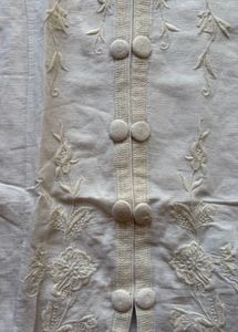 Elegant White Embroidered cutwork tunic
