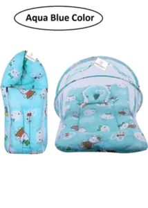 Aqua Blue Baby Sleeping Bed Set
