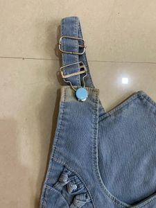 Denim Blue Dungaree with Shorts