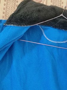 Blue Hooded Jacket
