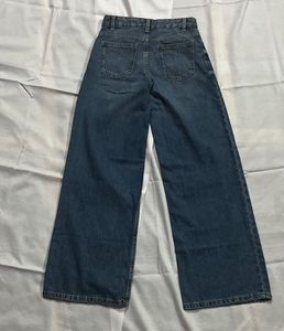 Wide Leg Blue Denim Jeans size 26