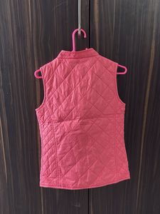 Benetton Quilted Pink Vest