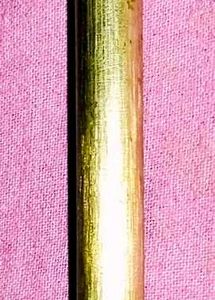 Vintage Brass Cylinder Blow Whistle