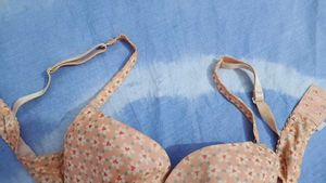 Floral Print Bra