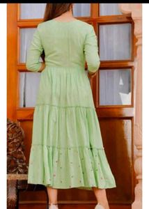 Elegant Tiered Anarkali Kurta