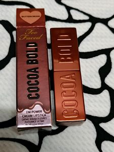 Original Too Faced Lipstick Buttercream