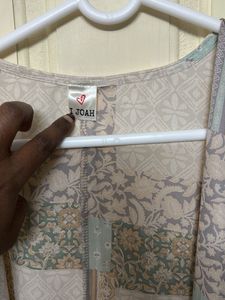Patchwork Print Lightweight Jacket