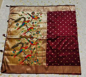 New Muniya Silk Saree with blouse piece