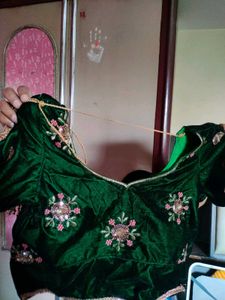 Elegant Green Lehenga Choli Set