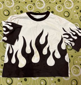 Flame Print T-Shirt