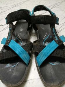 Blue & Black Comfort Sandals