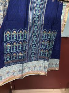 Price drop Elegant Blue Kurta Set with Dupatta