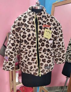 Leopard Print Teddy Jacket 🐆🤍