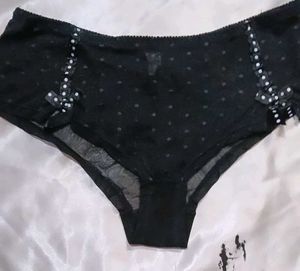 Black Polka Dot panty