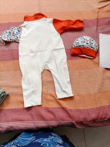Cute Baby Romper and Hat Set