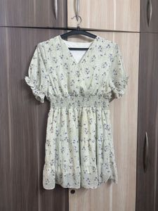 Light Floral Mini Dress